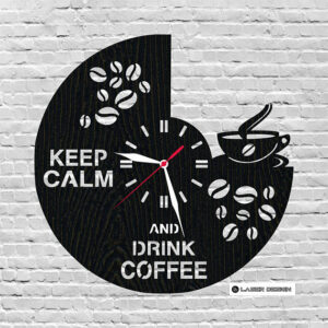 dxf file Coffee clock